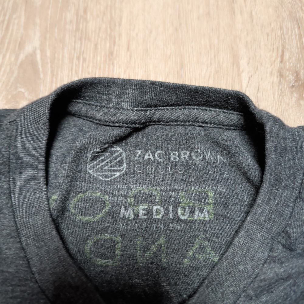 Zac Brown Band T-Shirt Womens Medium Gray The Owl Tour 2019 Tee Country Music - Picture 3 of 7
